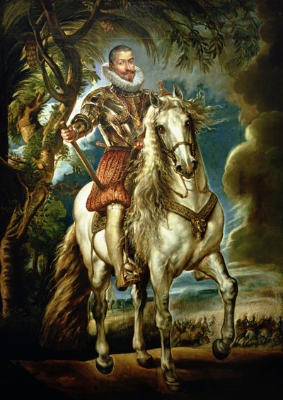 Equestrian portrait of the Duke of Lerma by Peter Paul Rubens